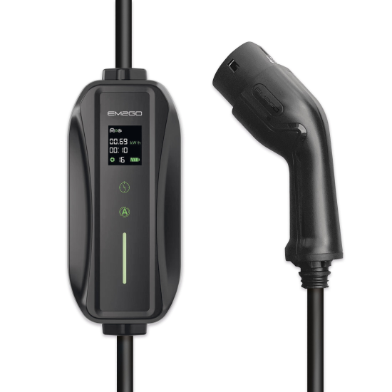 AC Portable Charger TAKE, DUO-PLUG 11kW , CEE Rot+Schuko-6m Typ 2 Kabel, Strom:6/8/10/13/16A