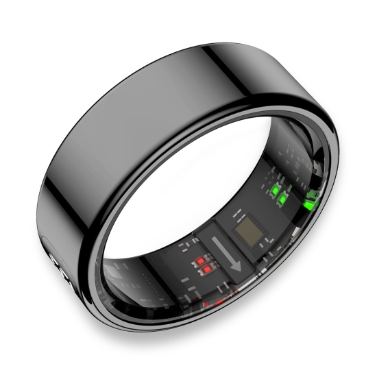 Fontastic Smart Ring mit Display Fyri DIVO Gr13 sl Fitness- u. Gesundheitstracker, Lange Akkulaufzeit