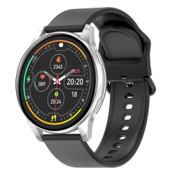 Fontastic Smartwatch Altis 1.50&ldquo; Display, chrom Freisprechfunktion, Musik Steuerung, Herzfrequenz