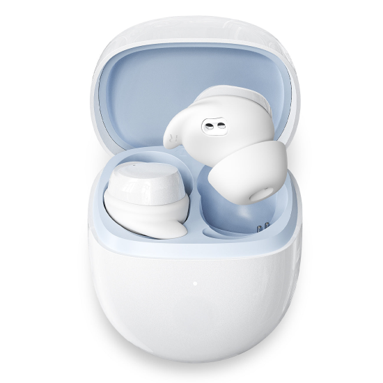 Fontastic TWS Kopfh&ouml;rer "Lyra", Kompakt & Leicht Hervorragender Sound, Lange Akkulaufzeit, Perlwei&szlig;