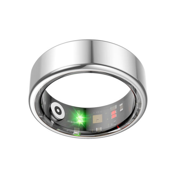 Fontastic Smart Ring Fitness Gesundheitstracker#13 Lange Akkulaufzeit, 5ATM, Ringschatulle, Schwarz