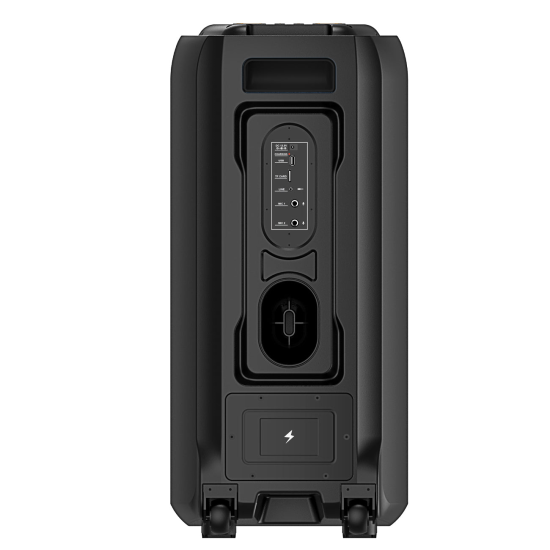 Fontastic Drahtloser Party-Lautsprecher Zeal 1000W Kabelloses Mikrofon, Lichtshow, TWS, EQ, Bass Boos