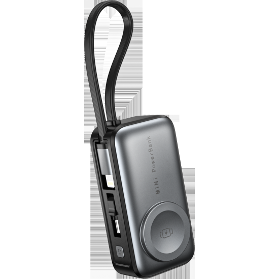 Fontastic 3in1 Powerbank Wireless Charger St&auml;nder &ldquo;Lynq5.0&rdquo; 5000mAh, iWatch Ladestation, Halterung