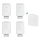WLAN Smart Home Paket Heizen, 4 St&uuml;ck Smartes Heizk&ouml;rperthermostat + WLAN Gateway