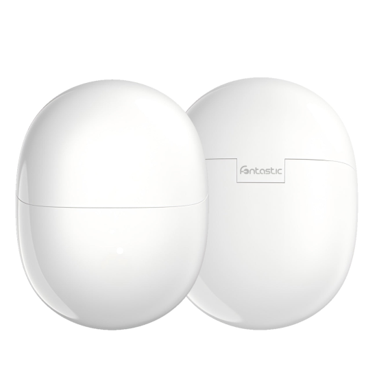 Fontastic TWS Kopfh&ouml;rer "Lyra", Kompakt & Leicht Hervorragender Sound, Lange Akkulaufzeit, Perlwei&szlig;