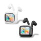 Fontastic TWS In-Ear Kopfh&ouml;rer + Smart Case, ws 2.01" LCD Display, ANC, EQ, Auto Pairing, "Dispa"