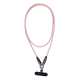 Fontastic Lanyard - Ladekabel & Handyband rosa 360 Grad Drehbare, Nylon-Ummantelung, 60W, &bdquo;Lany&ldquo;