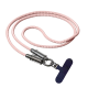 Fontastic Lanyard - Ladekabel & Handyband rosa 360 Grad Drehbare, Nylon-Ummantelung, 60W, &bdquo;Lany&ldquo;