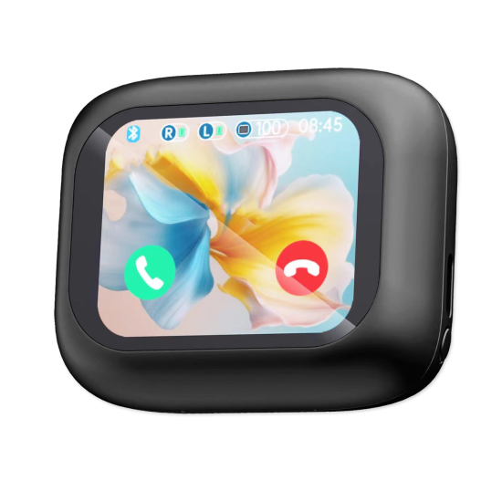 Fontastic TWS In-Ear Kopfh&ouml;rer + Smart Case, ws 2.01" LCD Display, ANC, EQ, Auto Pairing, "Dispa"