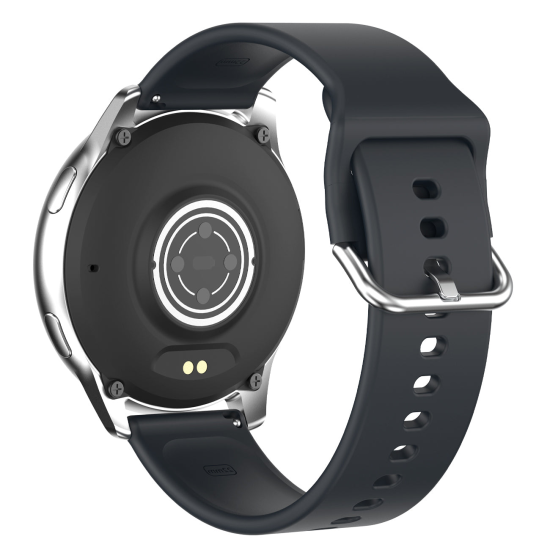 Fontastic Smartwatch Altis 1.50&ldquo; Display, chrom Freisprechfunktion, Musik Steuerung, Herzfrequenz