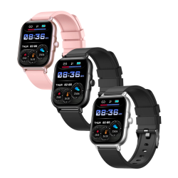 Fontastic Smartwatch Nexo 1.83&ldquo; Display, rosegold Herzfrequenz, Freisprechfunktion, Musik Steuerung