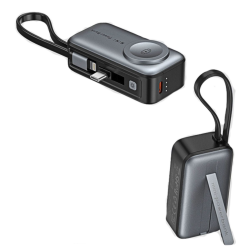 Fontastic 3in1 Powerbank Wireless Charger St&auml;nder &ldquo;Lynq5.0&rdquo; 5000mAh, iWatch Ladestation, Halterung