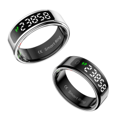 Fontastic Smart Ring mit Display Fyri DIVO Gr13 sl Fitness- u. Gesundheitstracker, Lange Akkulaufzeit
